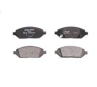 Kit pastiglie freno, Freno a disco DELPHI LP3236 per OPEL KARL (C16) 1 2015-2018