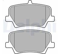 Kit pastiglie freno, Freno a disco DELPHI LP3434 per XC40 (536) 2 2017-2021