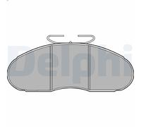 Kit pastiglie freno, Freno a disco DELPHI LP828 per NISSAN ECO-T 2.953 1997-2