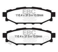 Kit pastiglie freno, Freno a disco EBC BRAKES DP1584 per LEGACY V (BM) 2 2009-