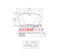 FAST Kit pastiglie freni