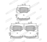 Kit pastiglie freno, Freno a disco FERODO FDB4944 per 6 Tre volumi 2 2012-2018