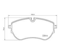 Kit Pastiglie Freno Freno A Disco Hella 8DB 355 037-731 per VW Assale Anteriore