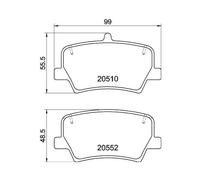 Kit Pastiglie Freno Freno A Disco Hella Pagid 8DB 355 039-391 per Volvo