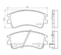 Kit Pastiglie Freno Freno A Disco Hella Pagid 8DB 355 011-141 per Mazda