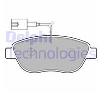 Kit pastiglie freno, Freno a disco LP1721 DELPHI per ABARTH FIAT OPEL LANCIA