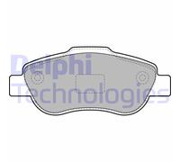 LP1929 Kit pastiglie pattini freno Delphi Anteriore per FIAT PANDA