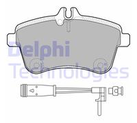 Kit pastiglie freno, Freno a disco LP1938 DELPHI per MERCEDES-BENZ
