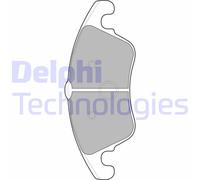Kit pastiglie freno, Freno a disco LP2099 DELPHI per MERCEDES-BENZ