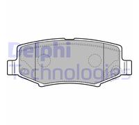 Kit pastiglie freno, Freno a disco LP2172 DELPHI per JEEP DODGE