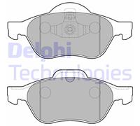 Kit pastiglie freno, Freno a disco LP2252 DELPHI per RENAULT