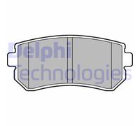 Set di pastiglie freno DELPHI LP2303, posteriore