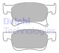 Set di pastiglie freno DELPHI LP3164, anteriore
