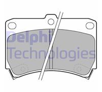 Set di pastiglie freno DELPHI LP743, anteriore