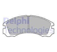 Set di pastiglie freno DELPHI LP871, anteriore