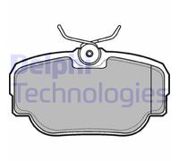 Kit pastiglie freno, Freno a disco LP914 DELPHI per LAND ROVER