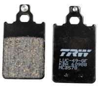 Trw Allround Organic Standard Aprilia Climber 280 R 91 Front Brake Pads Nero