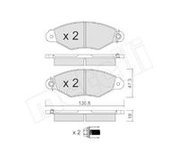 Kit Pastiglie Freno Freno A Disco Metelli 22-0253-0 per Citroën Renault