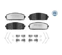 Meyle Kit pastiglie freno 025 220 7018/PD – Freno a disco anteriore per Jeep Cherokee