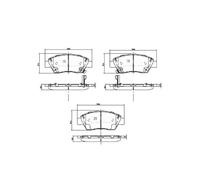 Kit Pastiglie Freno, Freno A Disco PP1217NP GDB3478 ADB32009 ADH24287 50433
