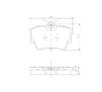KIT PASTIGLIE FRENO, FRENO A DISCO PP742NP 77010-54772 KBP6593 N361N19 J3611047