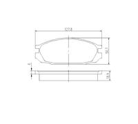 KIT PASTIGLIE FRENO, FRENO A DISCO PP757NP 2009801 ADN14279 8DB355006251 BP660