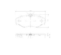 KIT PASTIGLIE FRENO, FRENO A DISCO PP813NP 12014 GDB1478 77010-50914 ADB01127