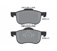 Kit pastiglie freno, Freno a disco TEXTAR 2307401 per S80 I (184) 2 1999-2006