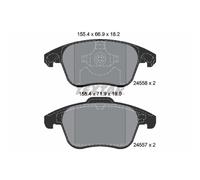 Kit pastiglie freno, freno a disco TEXTAR 2455801