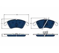 Kit pastiglie freno, Freno a disco TRW GDB1737BTE per CLASSE E (W212) 2.2 2011-