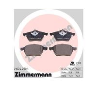 Kit Pastiglie Freno Freno A Disco Zimmermann 21624.200.1 per Vag