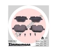 Kit Pastiglie Freno Freno A Disco Zimmermann 25085.170.1 per Land Rover