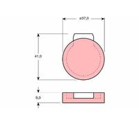 Kit pastiglie freno, Freno di stazionamento a disco Assale anteriore per CITROËN