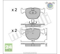 Kit Pastiglie freno Metelli per BMW X5 E53 4.4 3.0 X3 E83 xDrive 7 E38 740 5 E3
