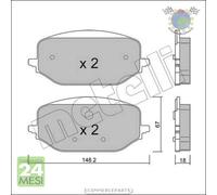 Kit Pastiglie freno Metelli per CITROEN BERLINGO C5 X DS FIAT DOBLO OPEL COM bmh