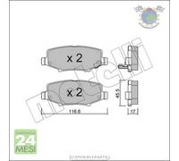Kit Pastiglie freno Metelli per DODGE NITRO JEEP WRANGLER III CHEROKEE bh7
