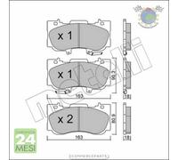 Kit Pastiglie freno Metelli per FORD USA MUSTANG