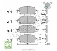Kit Pastiglie freno Metelli per HONDA CR-V V