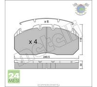 Kit Pastiglie freno Metelli per IRISBUS CROSSWAY MAGELYS CITELIS RECREO PROWAY