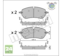 Kit Pastiglie freno Metelli per JAGUAR E-PACE LAND ROVER RANGE EVOQUE DISCOV bmc