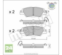 Kit Pastiglie freno Metelli per MAZDA CX-5 bkk