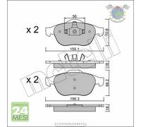 Kit Pastiglie freno Metelli per RENAULT LAGUNA ESPACE VEL