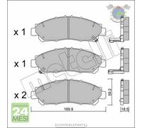 Kit Pastiglie freno Metelli per TOYOTA HIACE blt