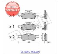 Kit pastiglie freno METELLI Posteriore per TOYOTA YARIS