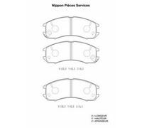Kit pastiglie freno PER Ford USA Probe I 2.2 GT 108 KW 147 CV