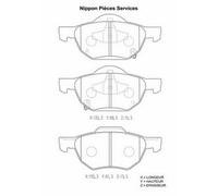 Kit pastiglie freno PER Honda Inspire 3.2 191 KW 260 CV