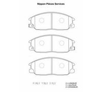 Kit pastiglie freno PER Hyundai Highway Van 2.0 CRDi 83 KW 113 CV