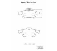 Kit pastiglie freno PER Jaguar S-Type 2.7 D 152 KW 207 CV