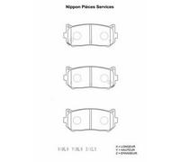 Kit pastiglie freno PER Kia Shuma I 1.6 75 KW 101 CV