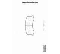 Kit pastiglie freno PER Suzuki Baleno 2 Vol/ 1.6i 16V 72 KW 98 CV